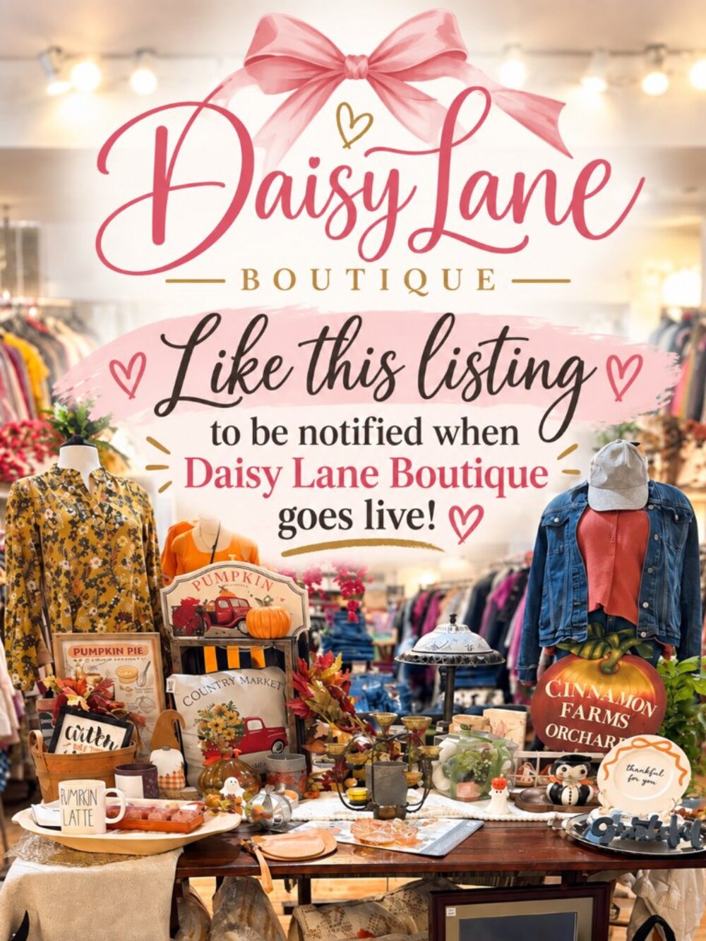 LIVE FROM THE BOUTIQUE! LIKE THIS LISTING TO BE NOTIFIED